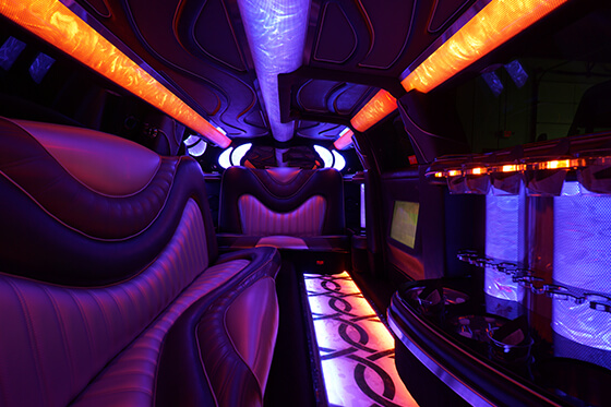 luxury limo interior